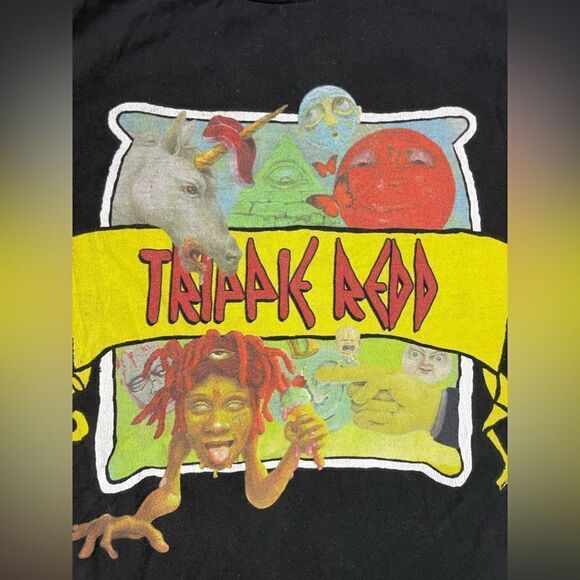 Trippie Redd Graphic T-shirt Women Small Black Short Sleeve - Picture 2 of 6
